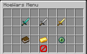 The HoeWars main menu